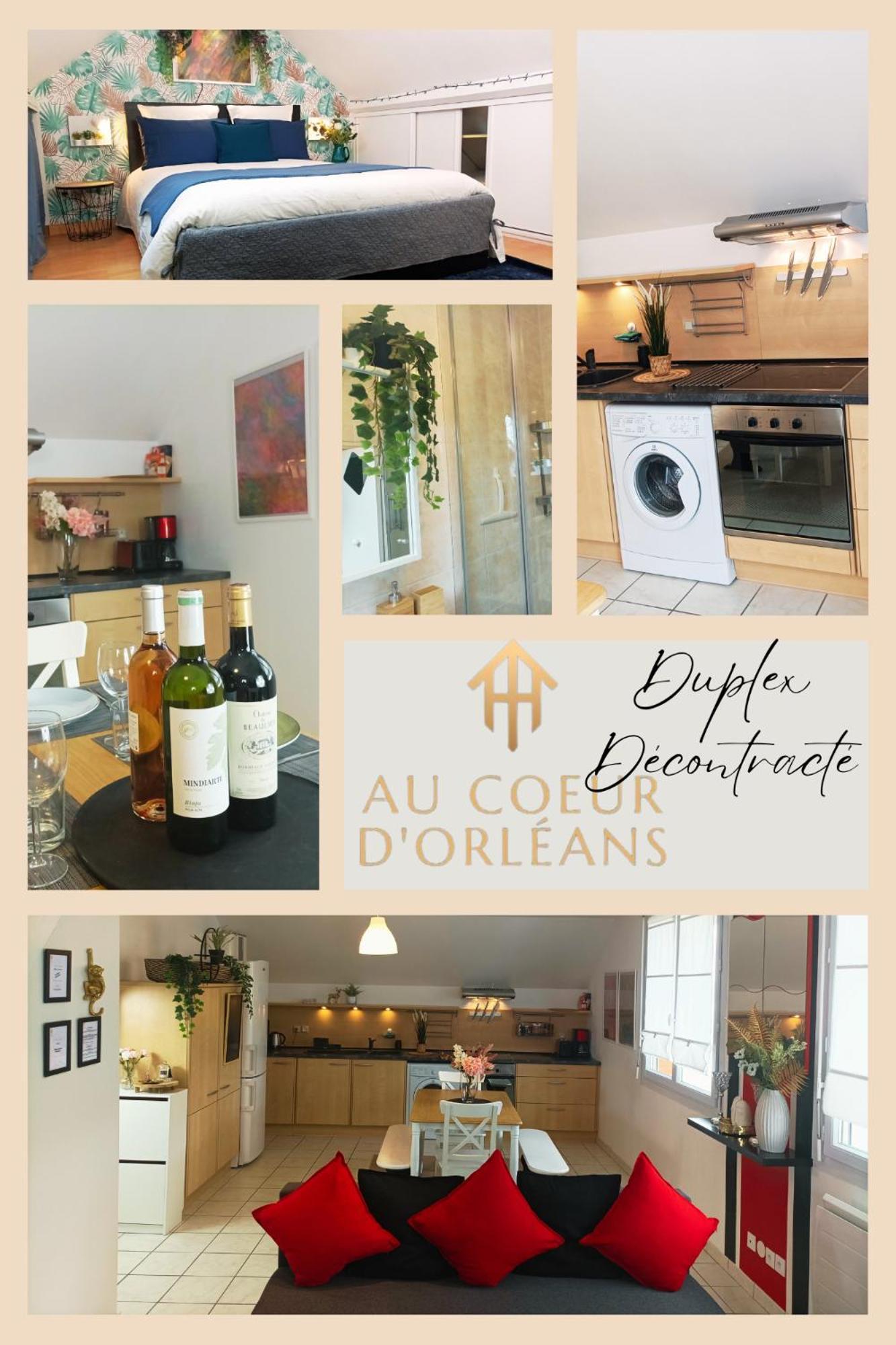 Apartment Le Duplex Decontracte Fleury-les-Aubrais